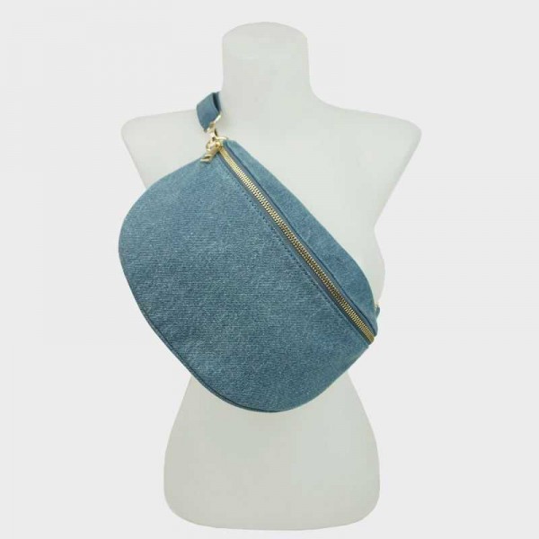 Anais - Sac banane en jean 36406-2