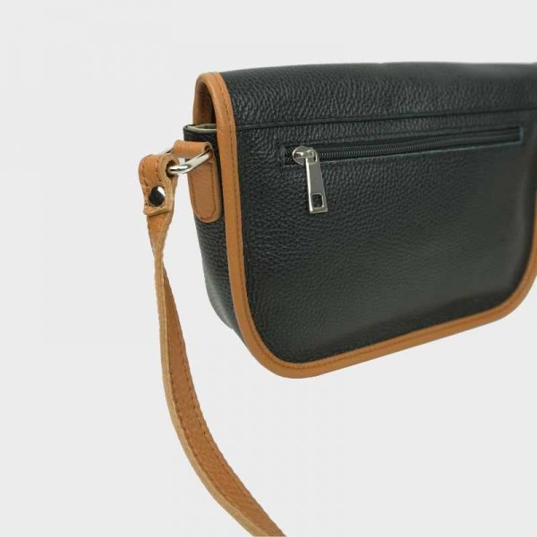 Anais - Sac bandoulière en cuir...