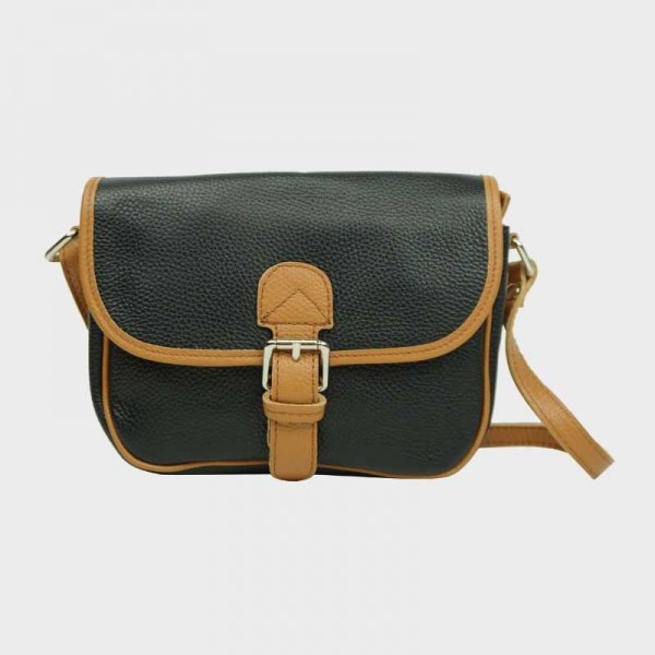 Anais - Sac bandoulière en cuir...