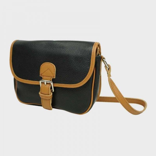 Anais - Sac bandoulière en cuir...