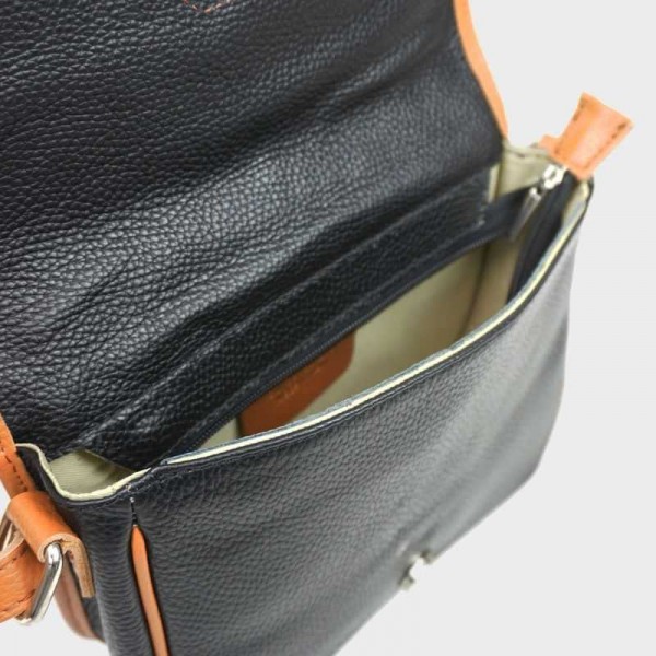 Anais - Sac bandoulière en cuir...