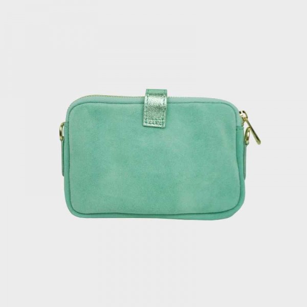 Anais - Pochette plate en cuir nubuck... Anais - Pochette plate en cuir nubuck...