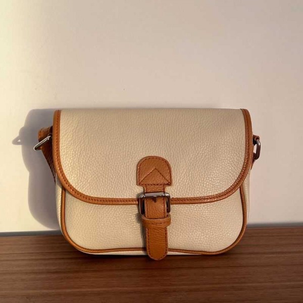 Anais - Sac bandoulière en cuir...