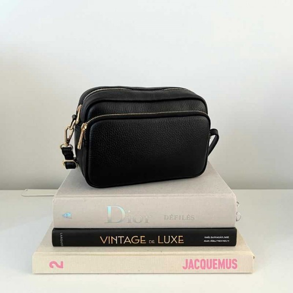 Anais - Sac bandoulière en cuir 2...