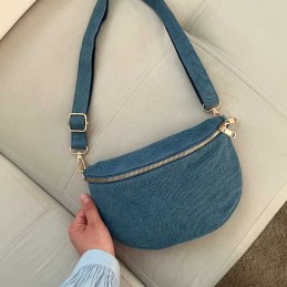 Anais - Sac banane en jean...