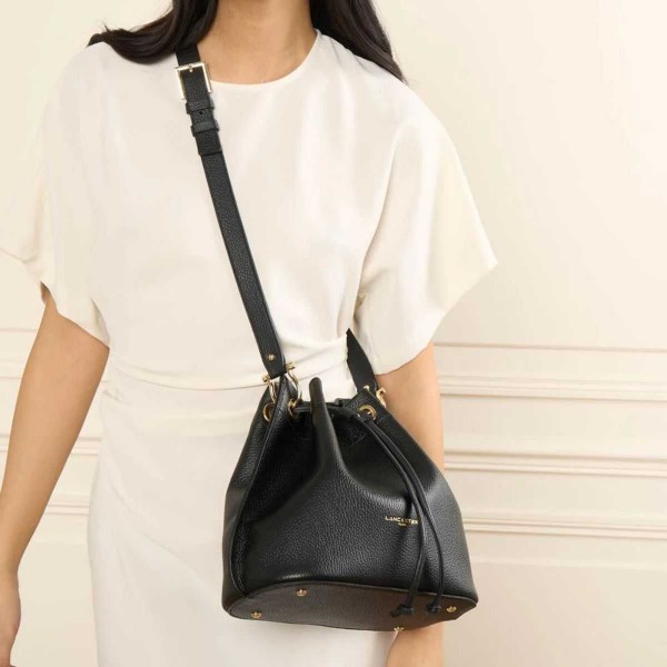 Lancaster - Grand sac bourse en cuir... Lancaster - Grand sac bourse en cuir...