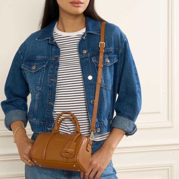 Lancaster - Petit sac à main polochon... Lancaster - Petit sac à main polochon...