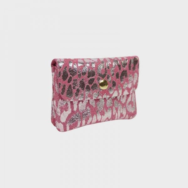Anais - Porte monnaie en cuir léopard...