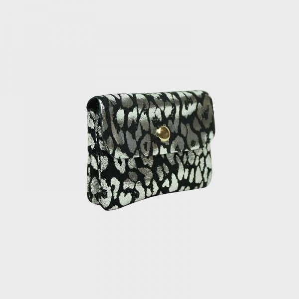 Anais - Porte monnaie en cuir léopard...