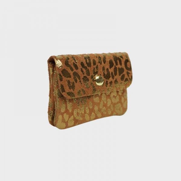 Anais - Porte monnaie en cuir léopard...