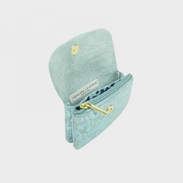 Anais - Porte monnaie en cuir léopard...