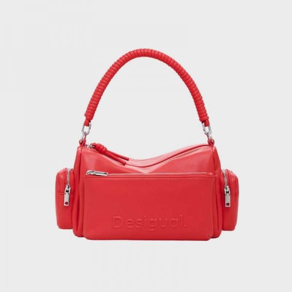 Anais - Sac à main multipoches rouge...