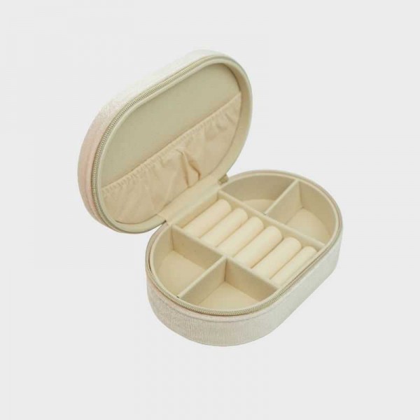 Bohm - Boite à bijoux ovale en velours Bohm - Boite à bijoux ovale en velours