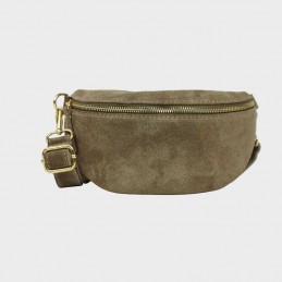 Anais - Sac banane en cuir...
