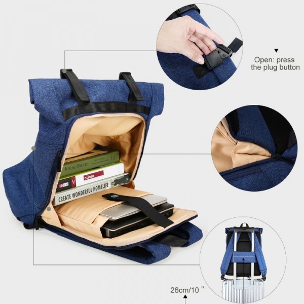 Bagsmart - Sac à dos ordinateur 15.6"...