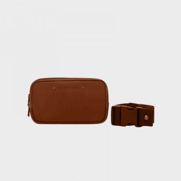 Ateliers Fourès - Sac banane en cuir...