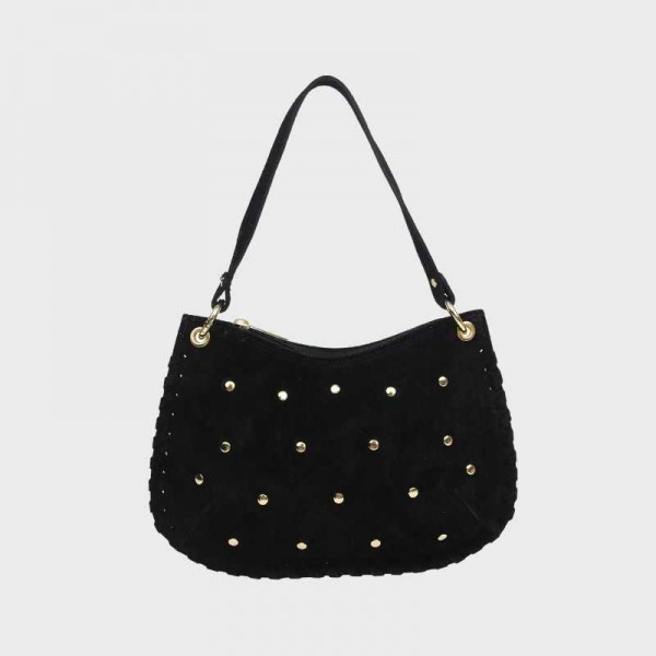 Anais - Sac bandoulière clouté et... Anais - Sac bandoulière clouté et...