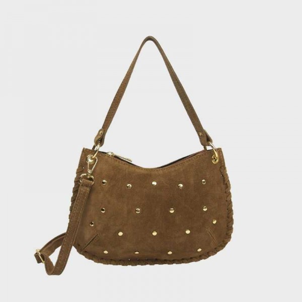 Anais - Sac bandoulière clouté et... Anais - Sac bandoulière clouté et...