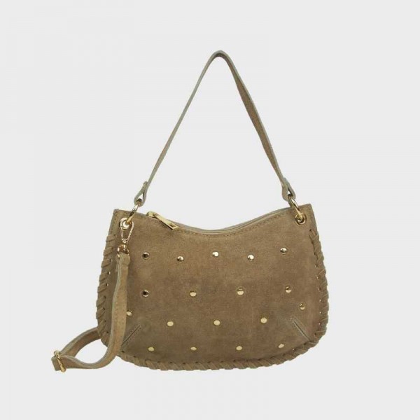 Anais - Sac bandoulière clouté et... Anais - Sac bandoulière clouté et...