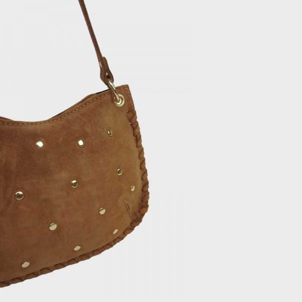 Anais - Sac bandoulière clouté et... Anais - Sac bandoulière clouté et...