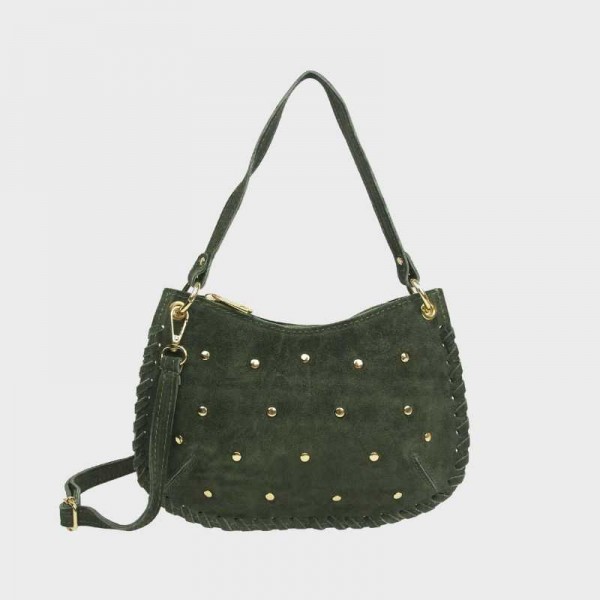 Anais - Sac bandoulière clouté et... Anais - Sac bandoulière clouté et...