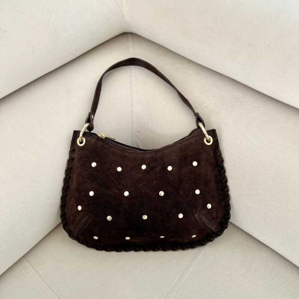 Anais - Sac bandoulière clouté et... Anais - Sac bandoulière clouté et...