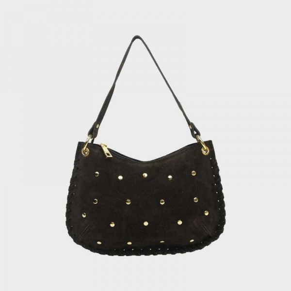 Anais - Sac bandoulière clouté et... Anais - Sac bandoulière clouté et...