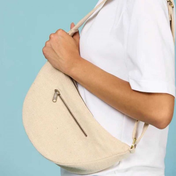 Hindbag - Sac bandoulière en jute Andrea