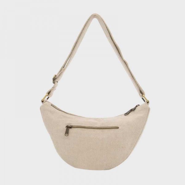 Hindbag - Sac bandoulière en jute Andrea