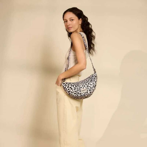 Hindbag - Sac bandoulière Andrea léopard