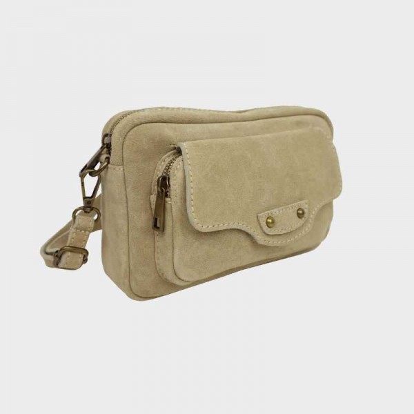 Anais - Sac bandoulière en cuir...