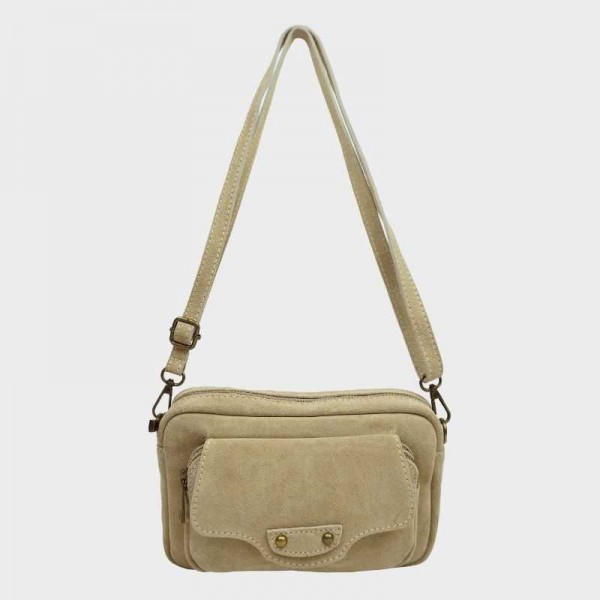 Anais - Sac bandoulière en cuir...