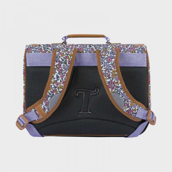 Tann's - Petit cartable fleurs May 35cm Tann's - Petit cartable fleurs May 35cm