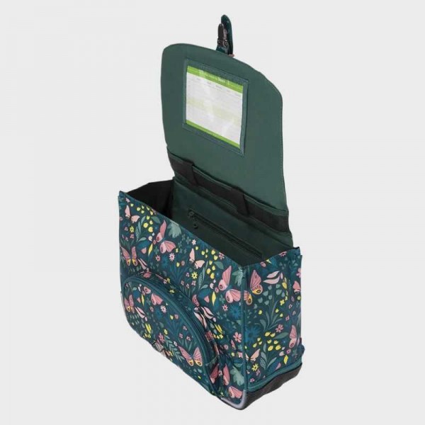 Tann's - Petit cartable fleurs Romane... Tann's - Petit cartable fleurs Romane...