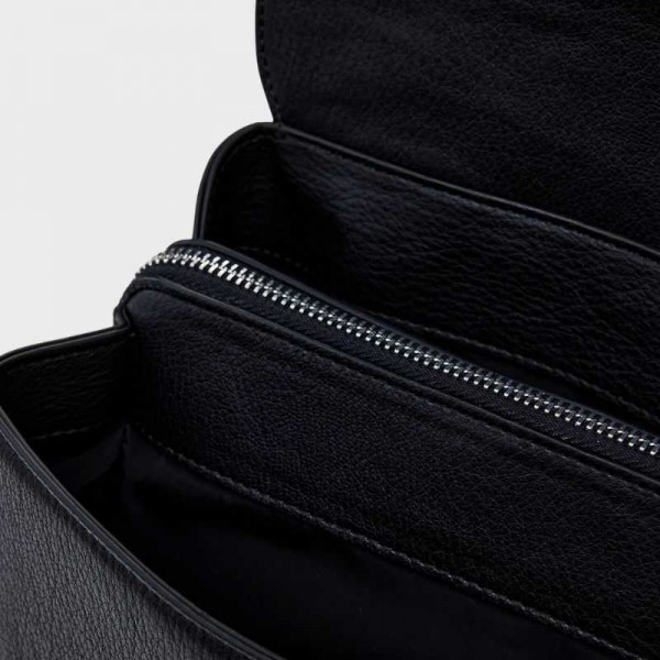 Desigual - Sac à dos noir rabat avec...