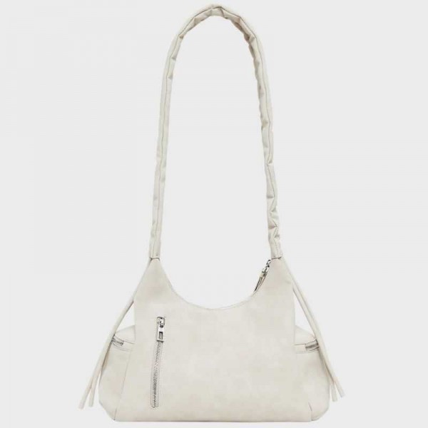 Desigual - Sac porté épaule gris anse...