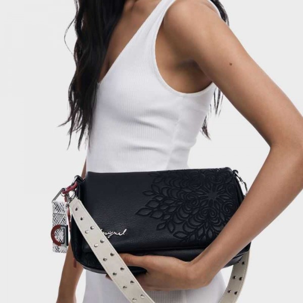 Desigual - Sac porté épaule noir...