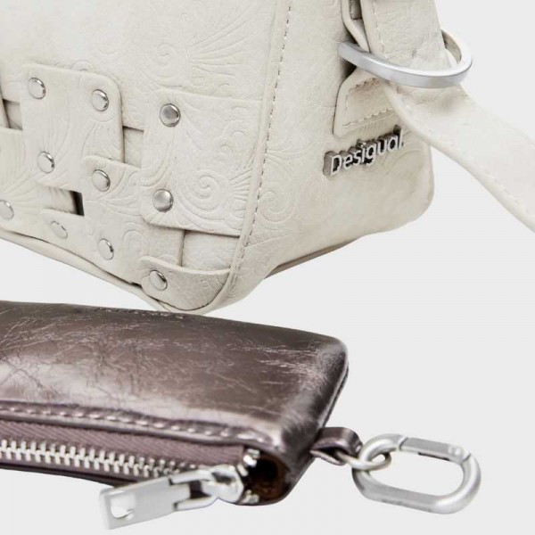 Desigual - Sac porté épaule clouté...