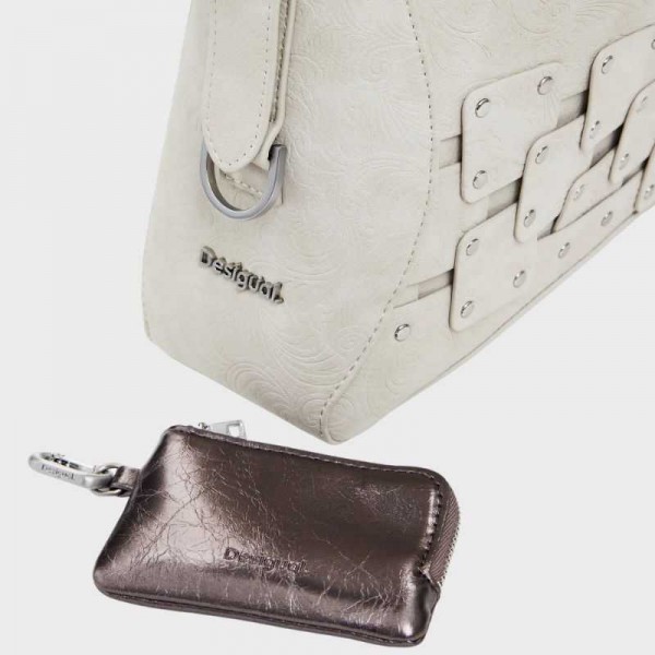 Desigual - Sac porté épaule clouté...