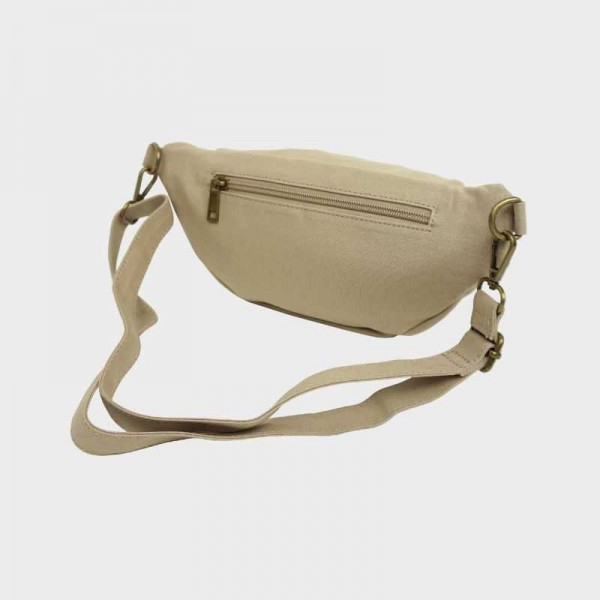 Anais - Sac banane zippé en toile...