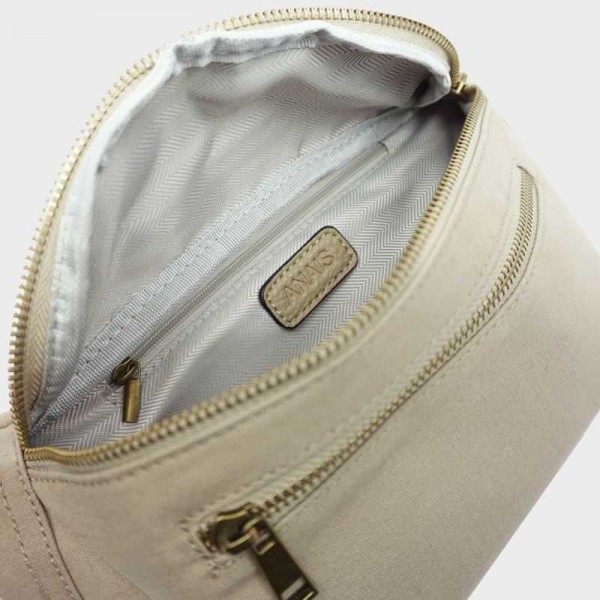 Anais - Sac banane zippé en toile...