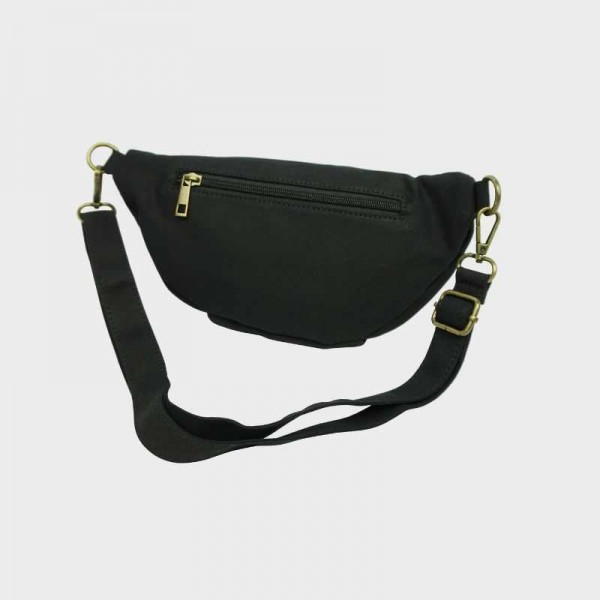 Anais - Sac banane zippé en toile...