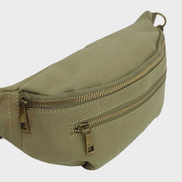 Anais - Sac banane zippé en toile...