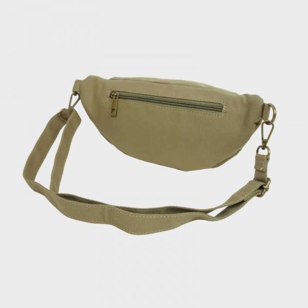 Anais - Sac banane zippé en toile...