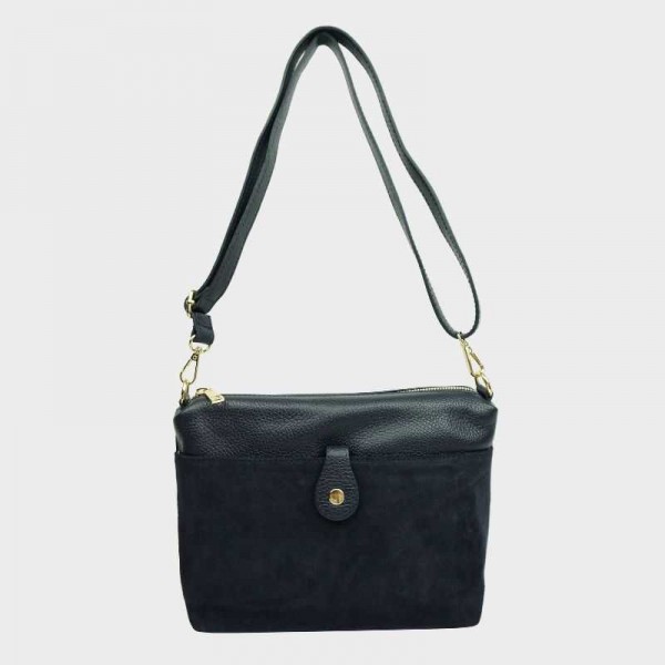 Anais - Sac bandoulière en cuir...