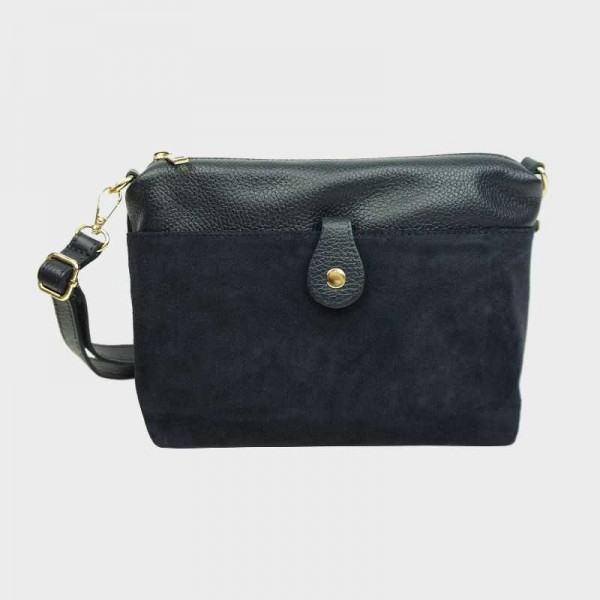 Anais - Sac bandoulière en cuir...