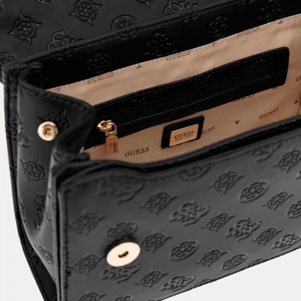 Guess - Sac bandoulière logoté avec...