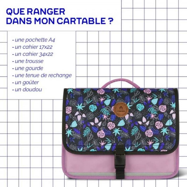 Cabaïa - Cartable discover small 4/7... Cabaïa - Cartable discover small 4/7...