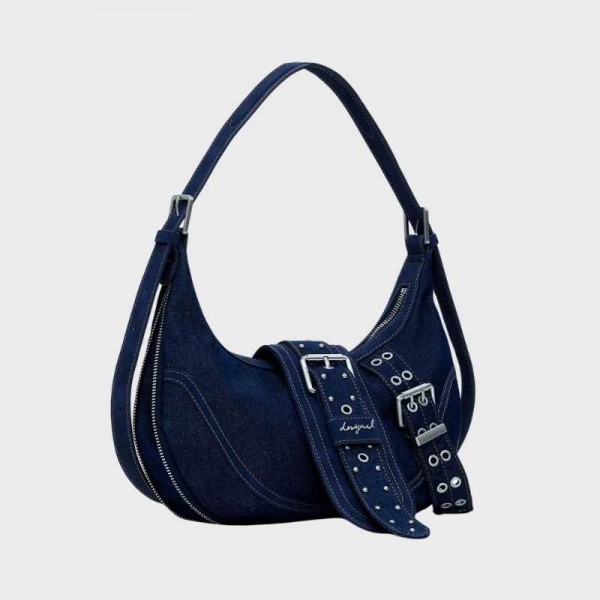 Desigual - Sac bandoulière en denim... Desigual - Sac bandoulière en denim...