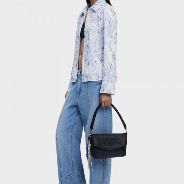 Desigual - Sac bandoulière noir avec... Desigual - Sac bandoulière noir avec...